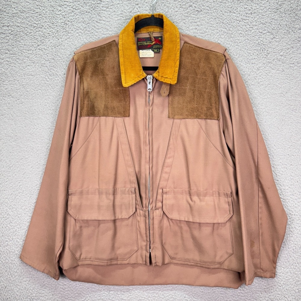 10x‎ Coat Mens M Brown Pheasant Hunting Chore Barn Game Pouch Hunting